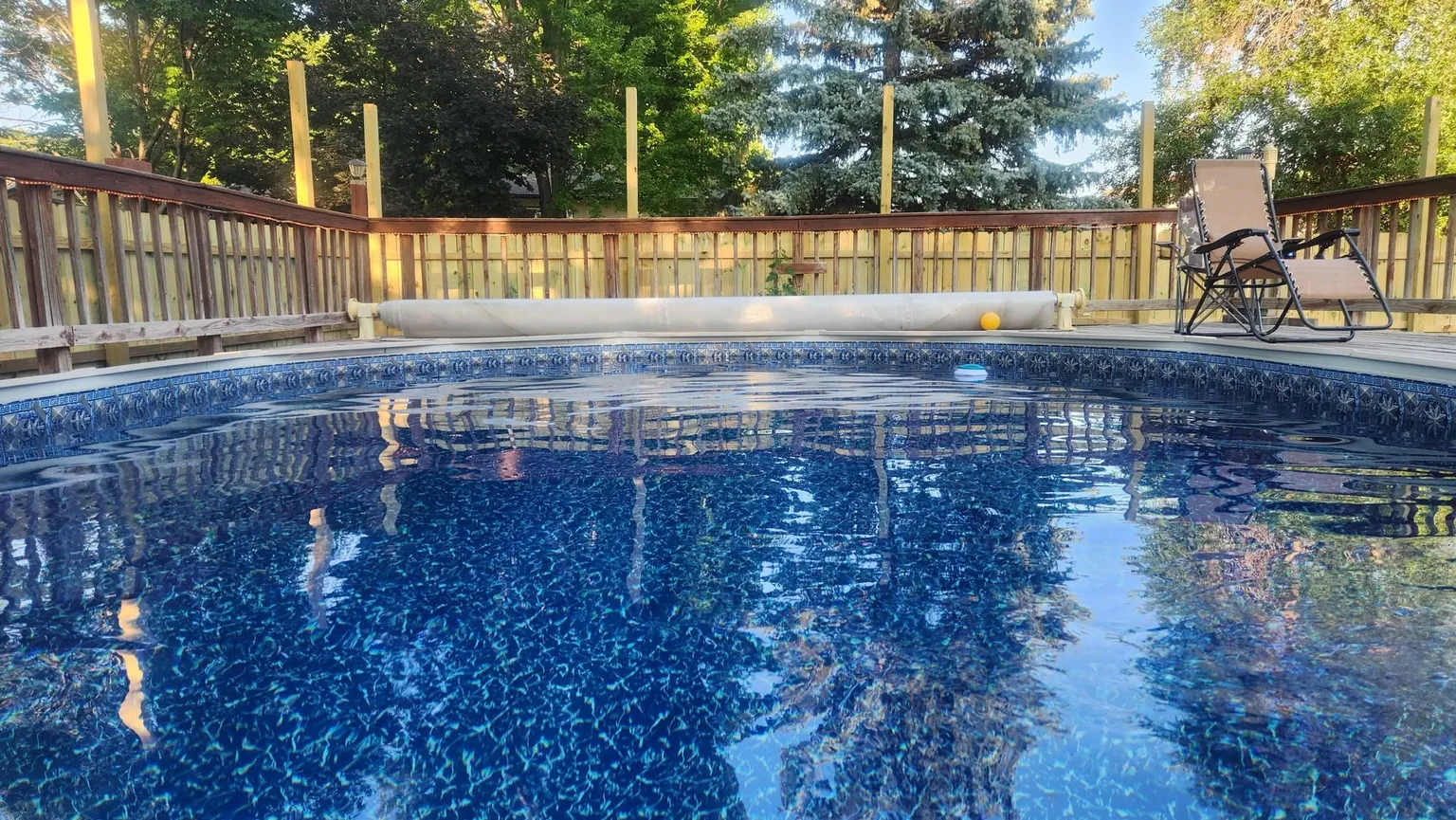 Evening Star pool liner installation photo