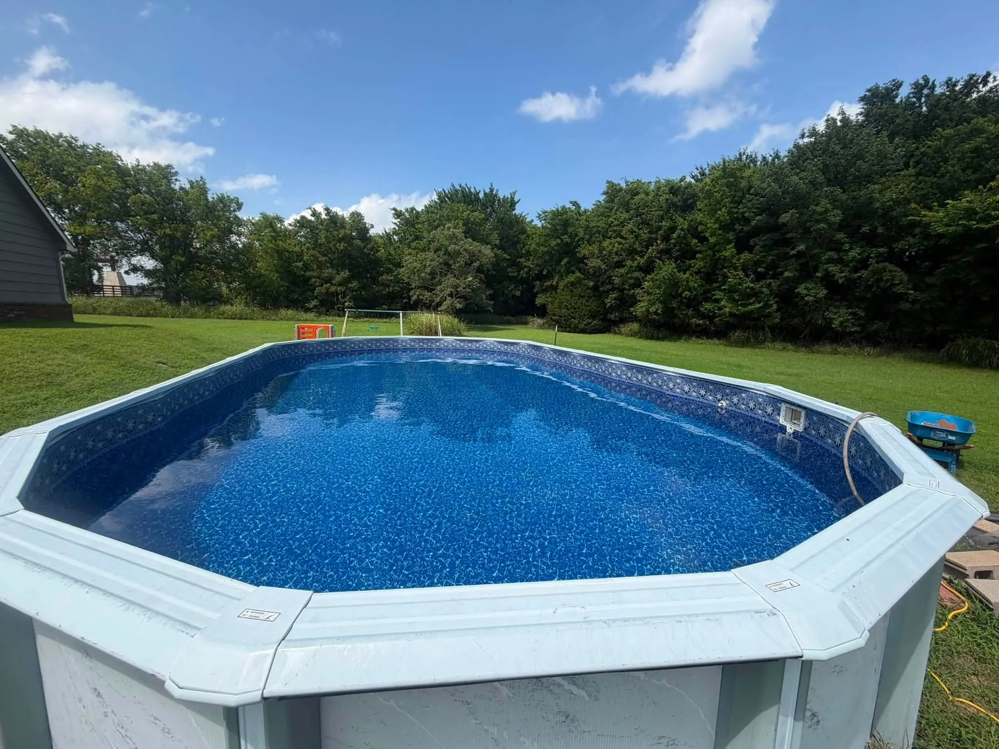 Evening Star pool liner installation photo