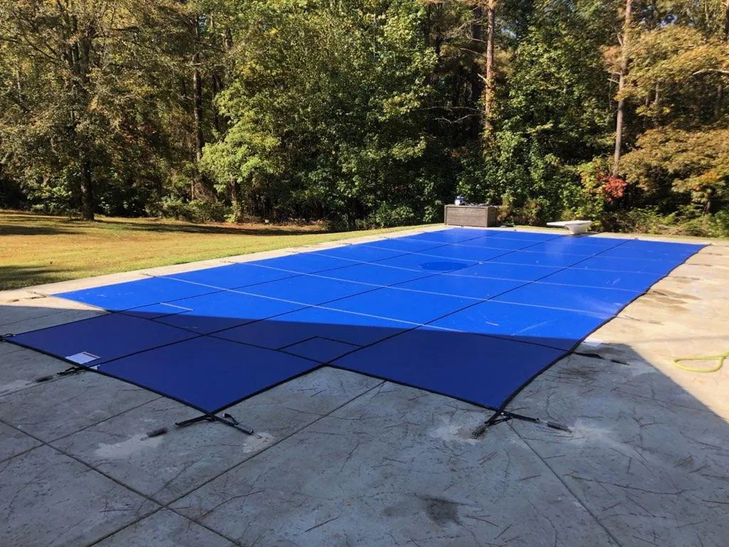 Pool cover installation