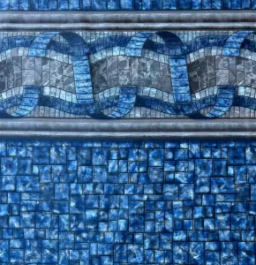 Blue Grotto pool liner pattern