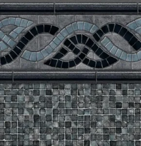 Colorado Slate pool liner pattern