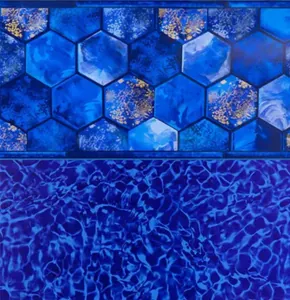 Santorini pool liner pattern